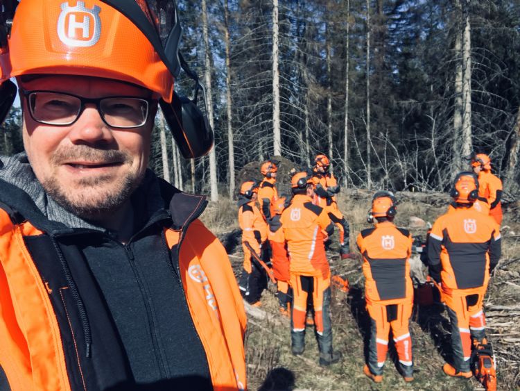 Bart van Hal van Husqvarna Nederland rekent op veel interesse uit de bosbouw Bart van Hal van Husqvarna Nederland rekent op veel interesse uit de bosbouw