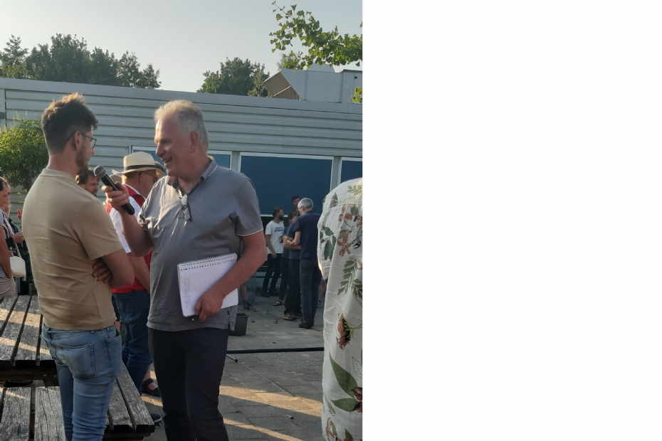 Martijn Aarts (links) en Herman Wevers