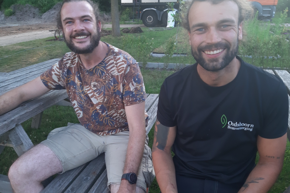 Ruben Brancart (links) en Sander Oudshoorn