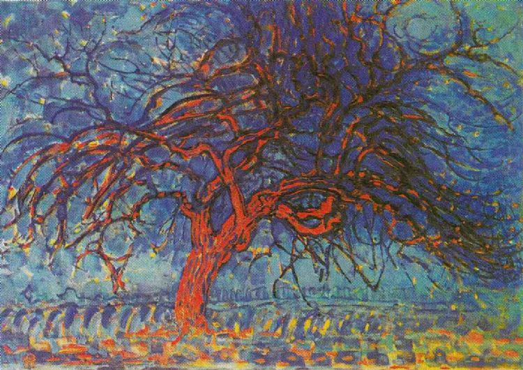 Piet Mondriaan. Avond, de rode boom 1908 Piet Mondriaan. Avond, de rode boom 1908