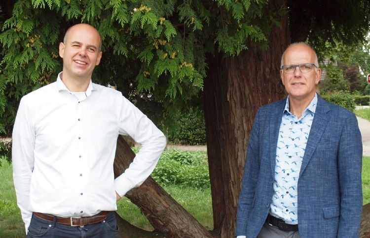 Nieuwe directie M. van den Oever Arie Idema en Jeroen van den Oever
