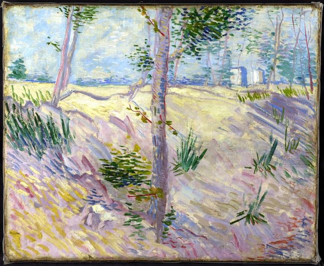 Vincent van Gogh. Oever met bomen 1887