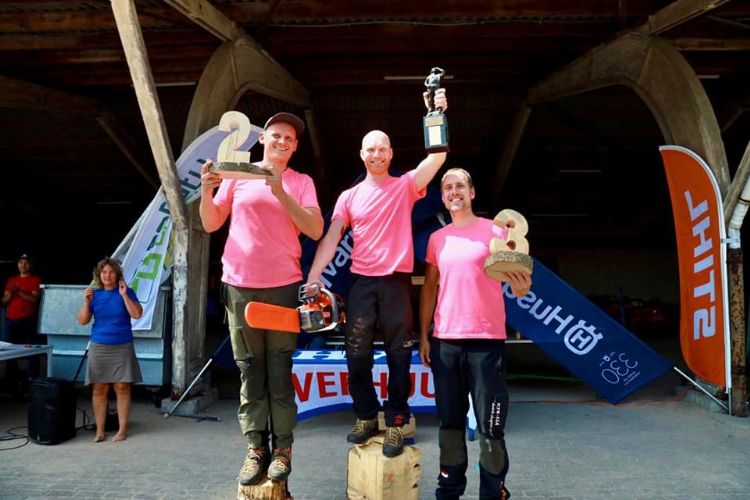Winnaars NKB Masters 2021: Jotte (1e), Harrie (2e) en Jeroen (3e). Foto: KPB-ISA 