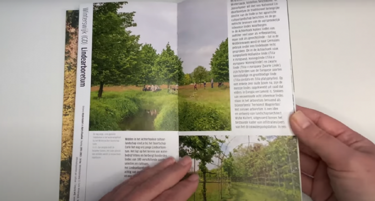 Een inkijkje in de arboretumgids, beeld: NDV