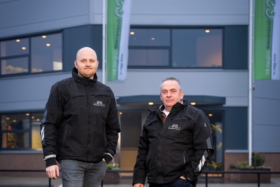 Thijs Sterk (links) en Johan Groeneveldt