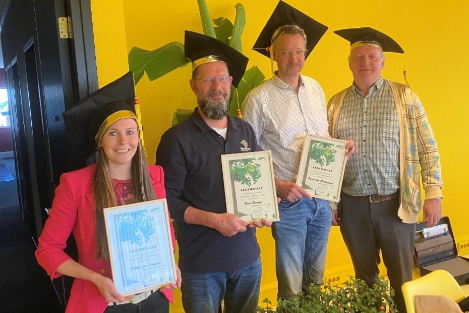 De geslaagde deelnemers