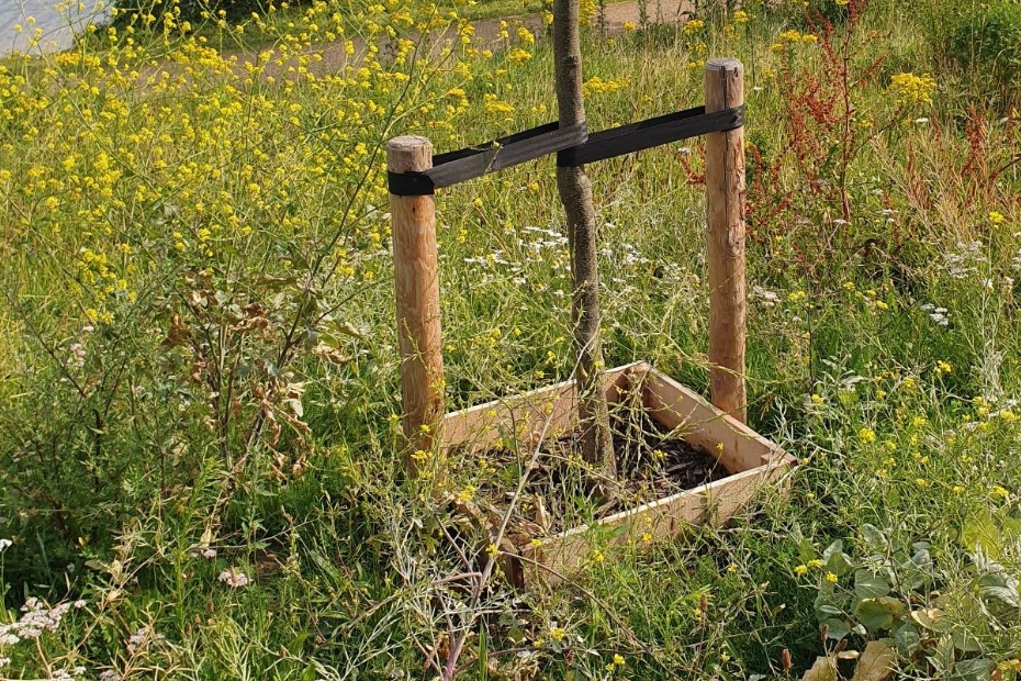 De houten gietrand van Biggelaar Groen